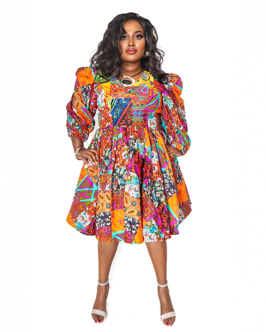 Jacky Ankara Dress