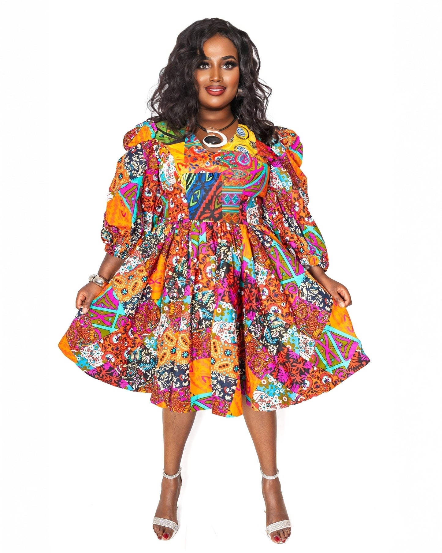 Jacky Ankara Dress